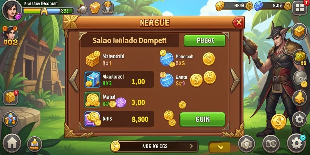 Screenshot ketiga menggambarkan komunitas aktif dan interaksi pemain.