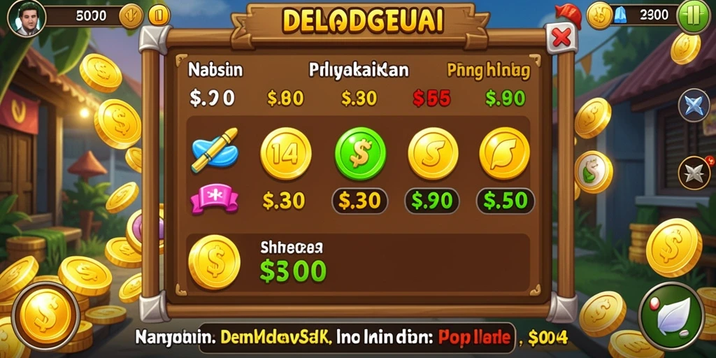 Menu utama dengan akses mudah ke semua fitur.