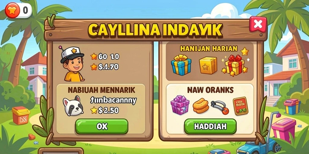 Level menantang yang beragam.