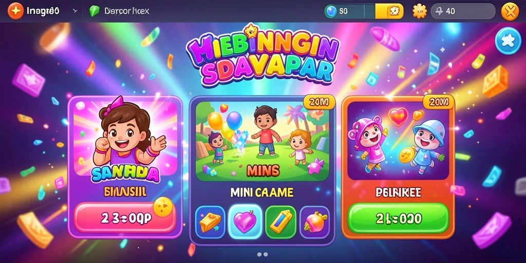 Karakter lucu yang siap untuk dijelajahi.