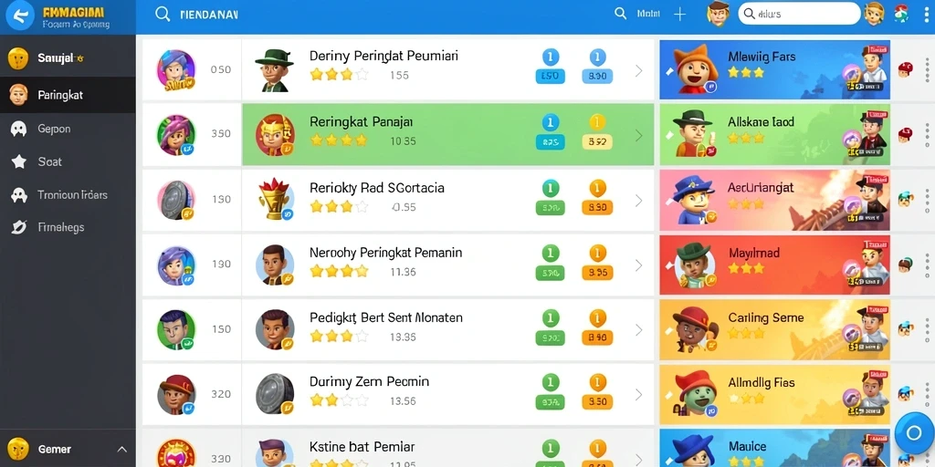 Screenshot interaksi pengguna dalam mode multiplayer.